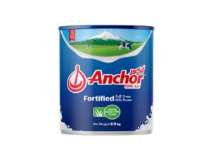 Anchor Full Cream Fortified Milk Powder, 2.5kg Tin