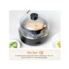 Nutricook egg cooker accessories arranged beside unit