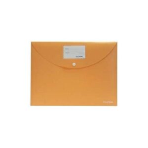 Alpha Opaque Document Bag AS-F1005C, Orange Colour, 12pcs/pack