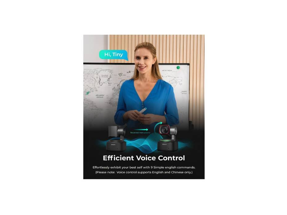 OBSBOT Tiny 2 AI-Powered 4K PTZ Webcam alternate product view 2