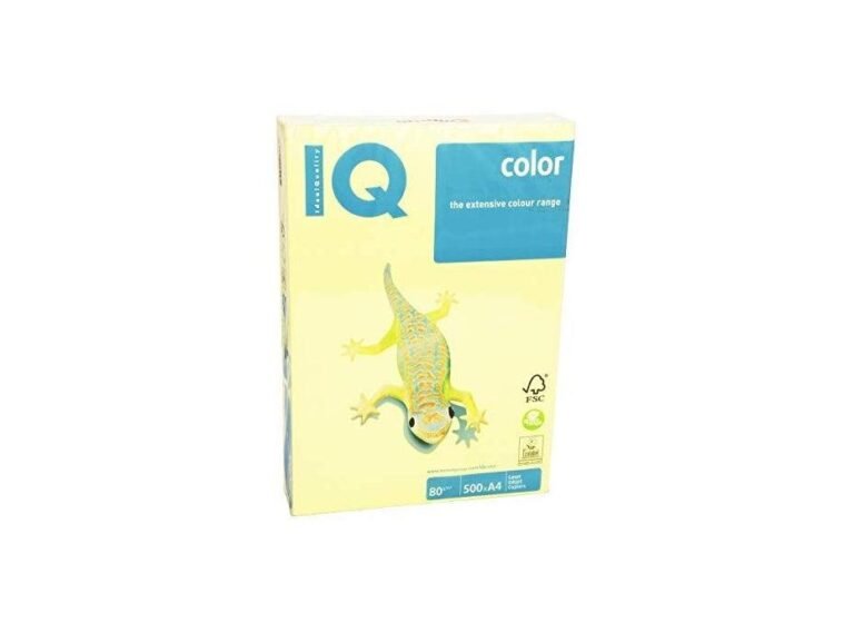 IQ Colored Copy Paper A4 80gsm 500Sheets/Ream