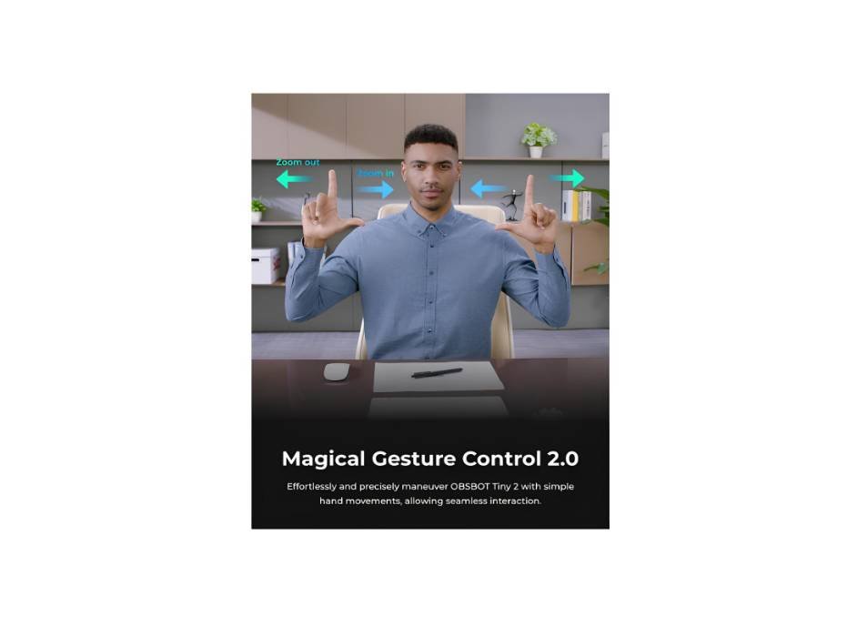 OBSBOT Tiny 2 AI-Powered 4K PTZ Webcam alternate product view 4