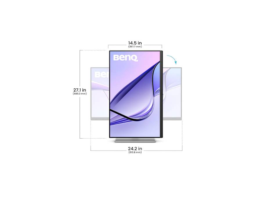 NewProject_53_961fe93e-efd2-4419-906c-c79ac5fbc85a.jpg BenQ MA270U monitor connected to a MacBook