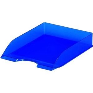 Durable Document Tray, Opaque Blue