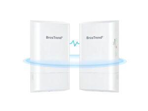BrosTrend 5GHz Wireless Bridge Kit, 1km