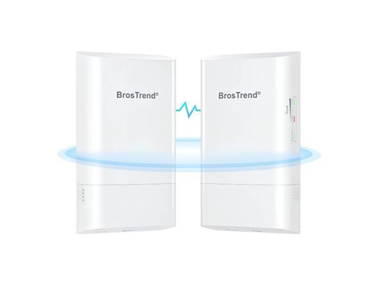BrosTrend 5GHz Wireless Bridge Kit, 1km