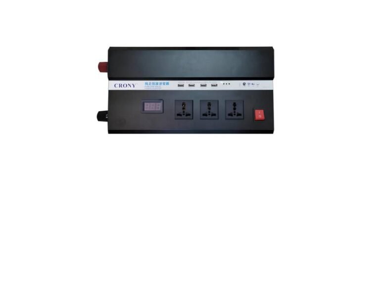 Crony 4500W Inverter with Display Screen DC 12V to AC 220V-240V Car Converter Adapter with 4 USB
