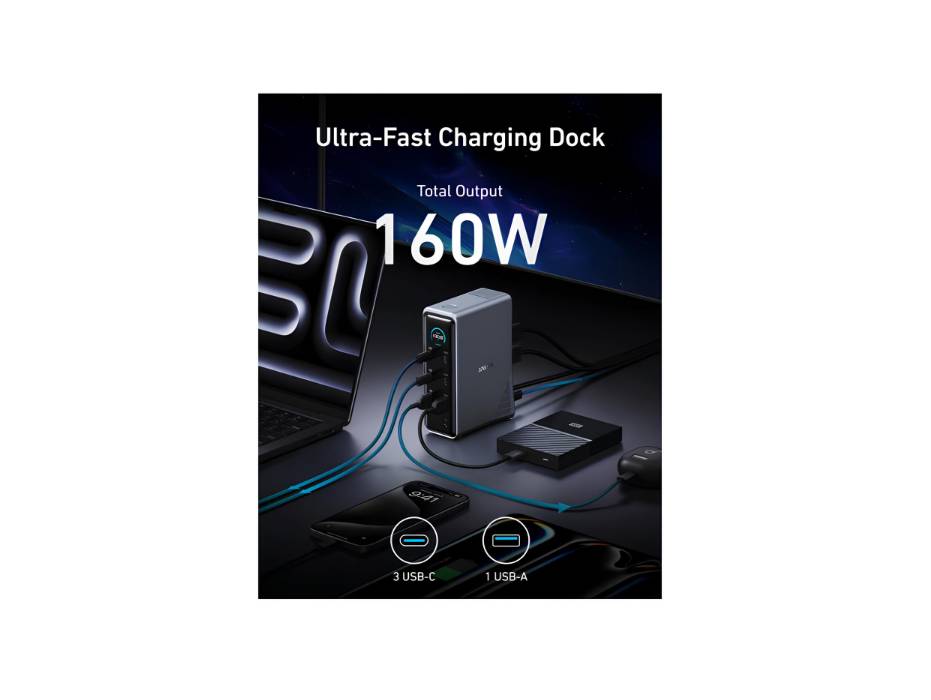 Anker Prime 14-Port Charging Docking Station, 160W alternate product view 2
