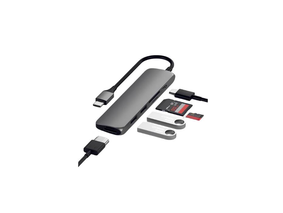 Satechi 6-in-1 USB-C adapter main supplier product view