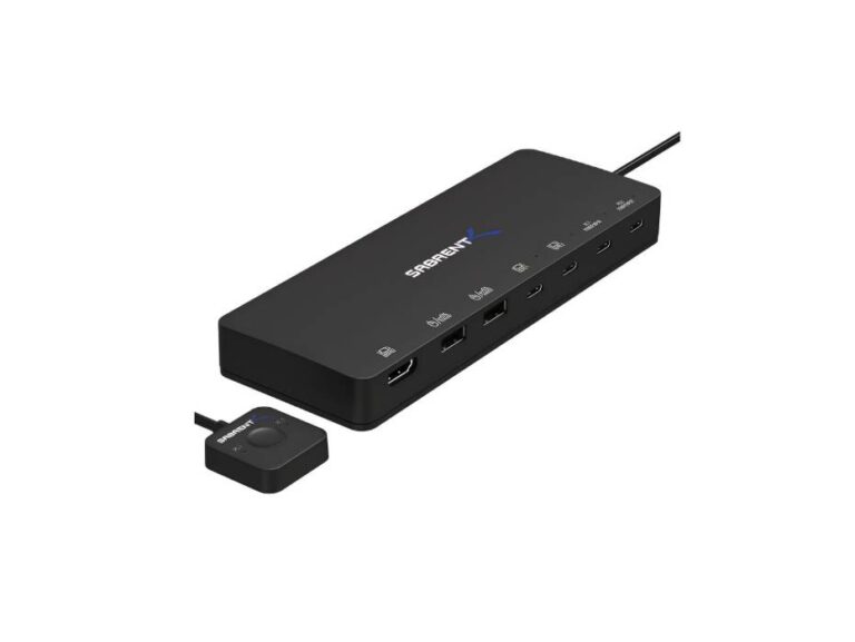 Sabrent USB-KCPD 2-Port USB-C KVM Switch