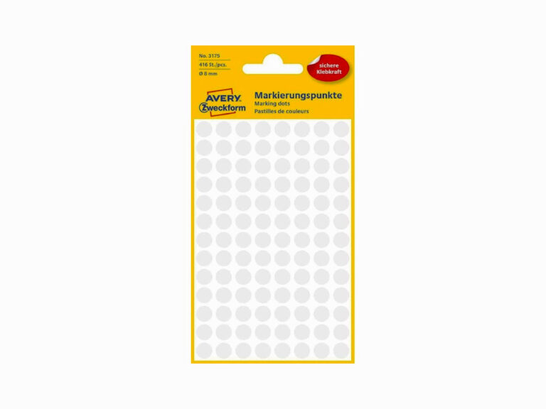 Avery Marking Labels, Dots, 8 mm, , 416/pack