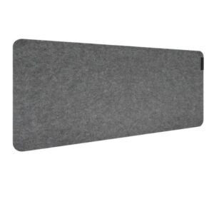 EXCOVIP Large Felt Desk Mat for Keyboard and Mouse, (90cm x 40cm) Grey