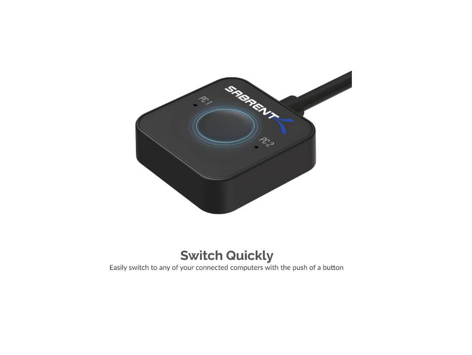 Sabrent USB-KCPD 2-Port USB-C KVM Switch alternate product view 2