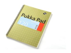 Pukka Pad VJM/1, A4 Notebook Wirebound Vellum 80gsm Ruled and Margin 120 Pages