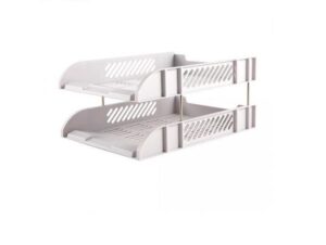 DELI 2 Tier Plastic Document Tray