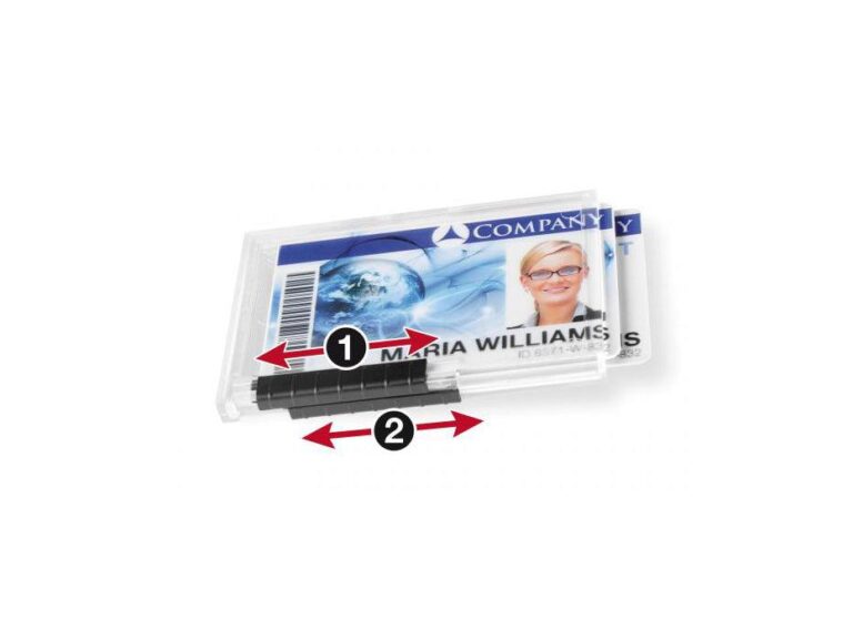 Durable Card Holder Pushbox Duo [8921-19]