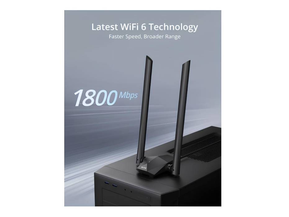 BrosTrend AX1800 USB WiFi adapter alternate product view 2