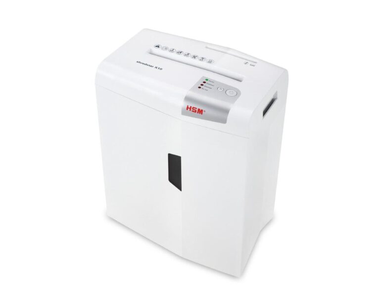 HSM ShredStar X10 – ( 4.5 x 30) Cross Cut Shredder