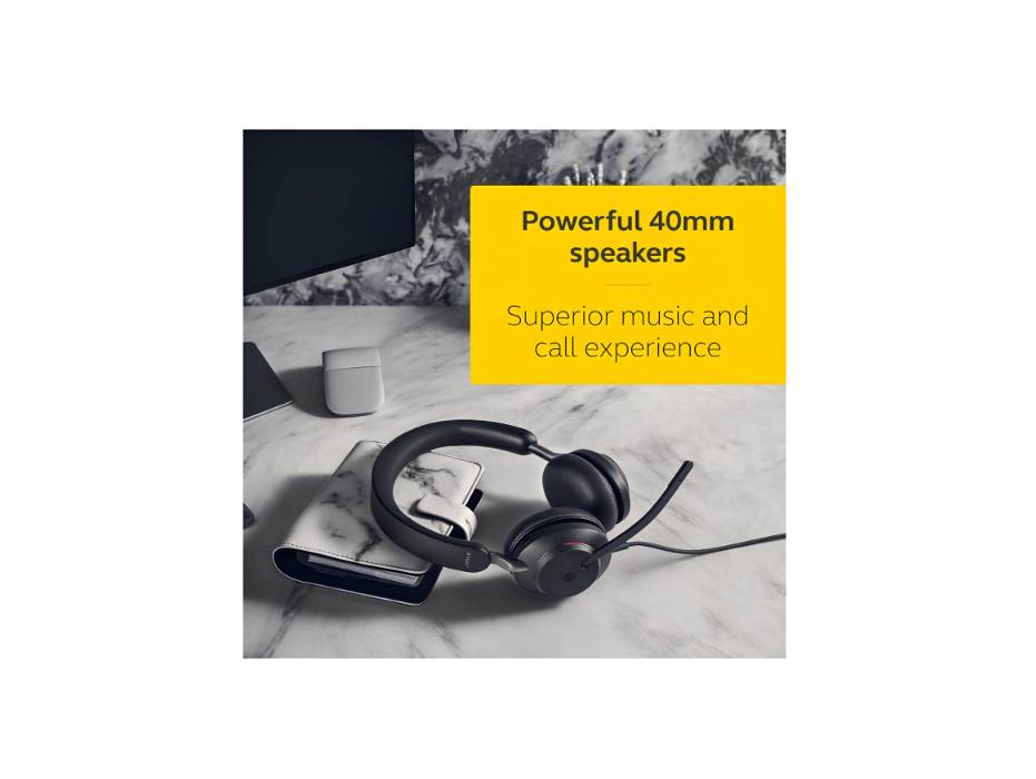Jabra Evolve2 40 SE USB-A MS Stereo Headset alternate product view 3
