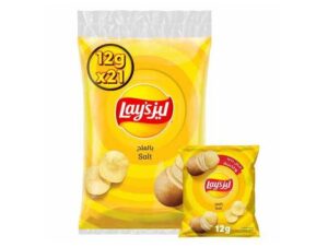 Lay’s Plain Salt Potato Chips 12g Pack of 21
