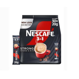 Nescafe 3-In-1 Strong Intense And Rich Instant Coffee Mix 20g Pack of 30