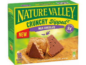 Nature Valley Crunchy Dipped Milk Chocolate Oats Bar, 20g Pack of 16