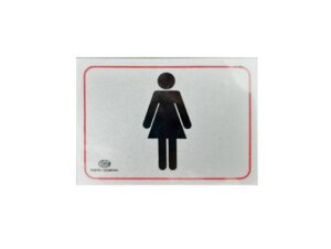 FIS Sticker Restroom “WOMEN” 80 x 110mm FST811WOMENN
