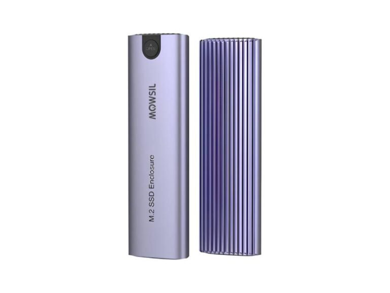 Mowsil M.2 SSD Enclosure Type-C+USB (2 in1)