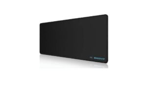 EXCOVIP Fabric Gaming Desk Pad For Computer & Laptop Keyboard Accessories, Non-Slip Black Stitched Edges (60cm x 30cm)