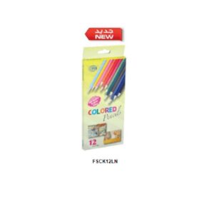 FIS Colored Pencil, Full Size, 12 Colors (FSCK12LN)