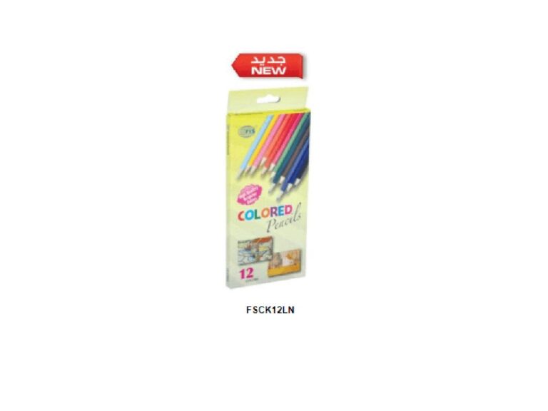 FIS Colored Pencil, Full Size, 12 Colors (FSCK12LN)