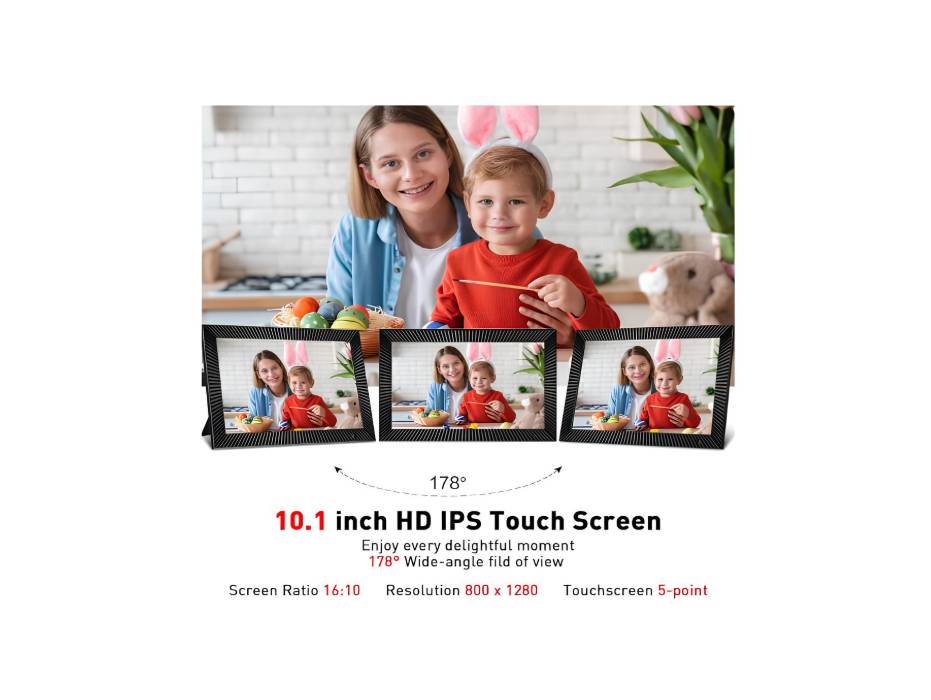 NewProject_6_209e5038-80d6-4489-a4cf-fbf7a57b583d.jpg PINREK Frameo 10.1-Inch WiFi Digital Photo Frame alternate product view 3