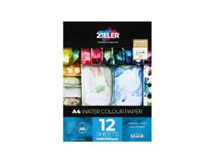 Zieler Watercolor Pad – A4 ,300gsm Soft white color paper