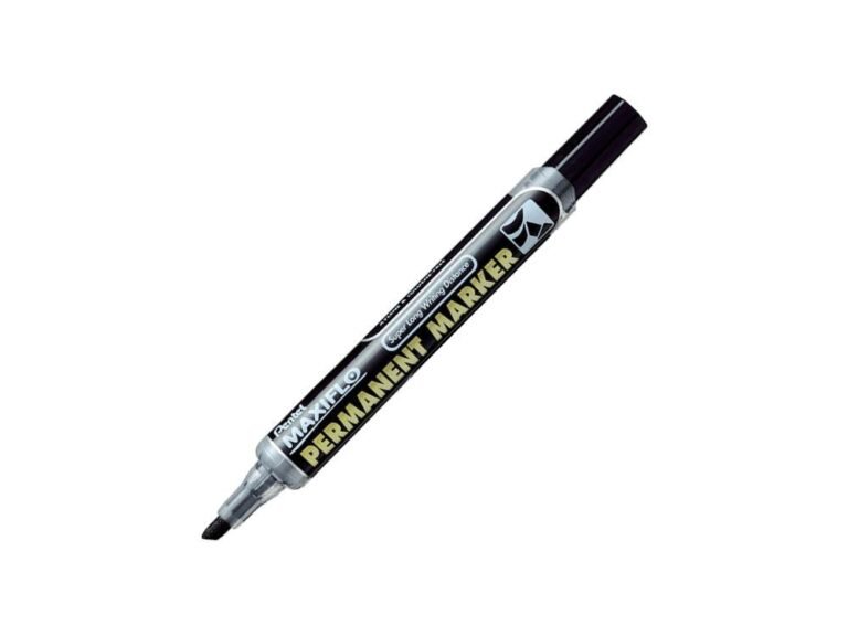 Pentel NLF60 Maxiflo Permanent Marker – Black, (Pack of 12)