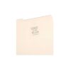 Smead assorted-tab file folders in cabinet