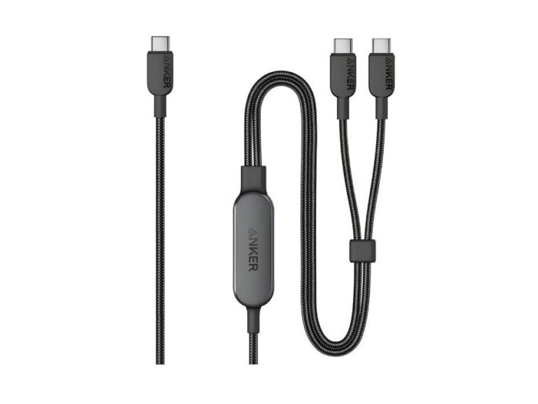 Anker 140W 2-in-1 USB-C Cable, 4ft