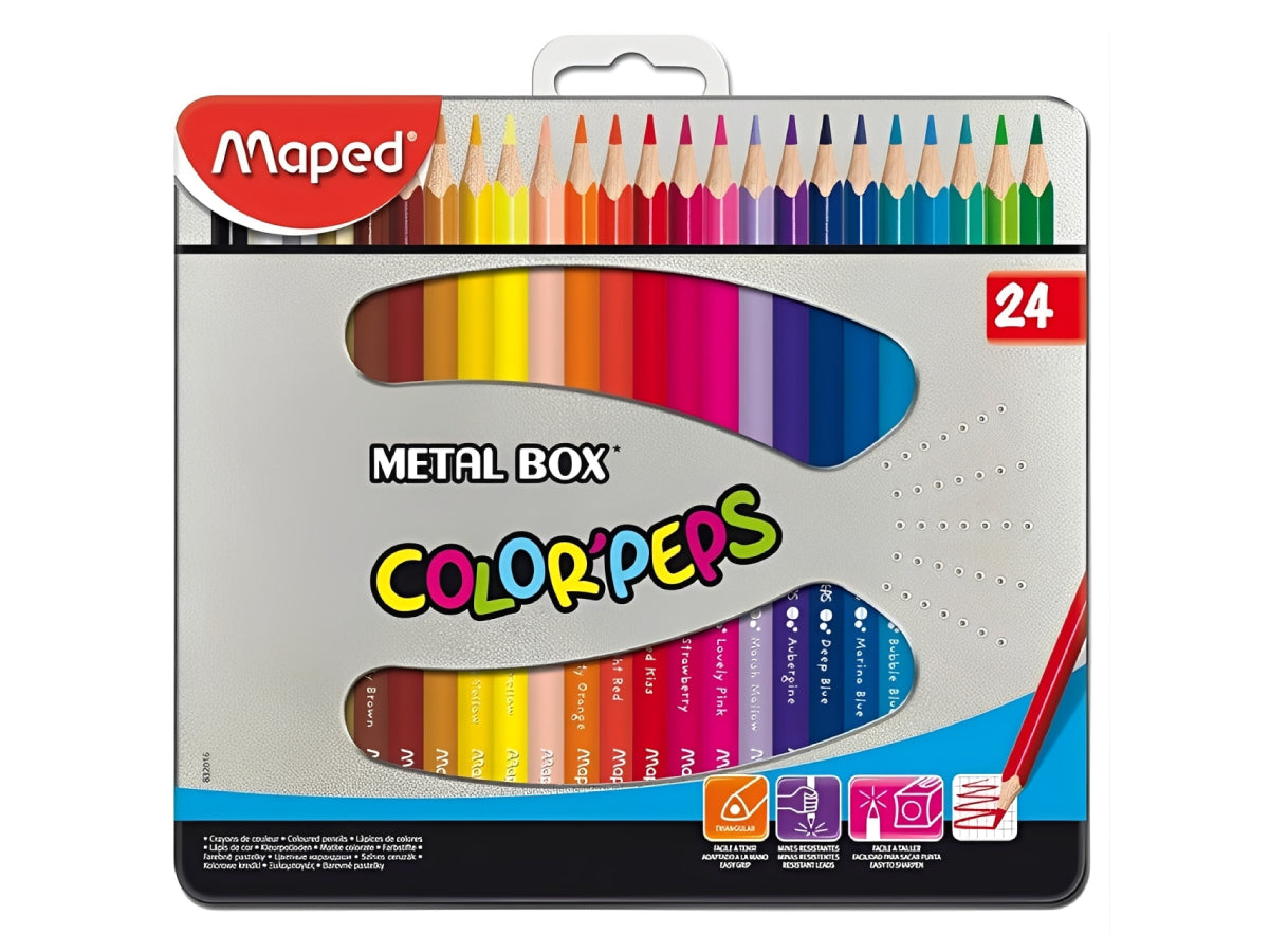 NewProject_72_a1275daa-2069-4602-b690-5acbf31e1f0d.jpg Maped coloured pencils 24 colours in metal box