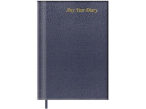 Farook A5 Undated Any Year Diary Vinyl Material Cover, Black (FSDIUD3709)