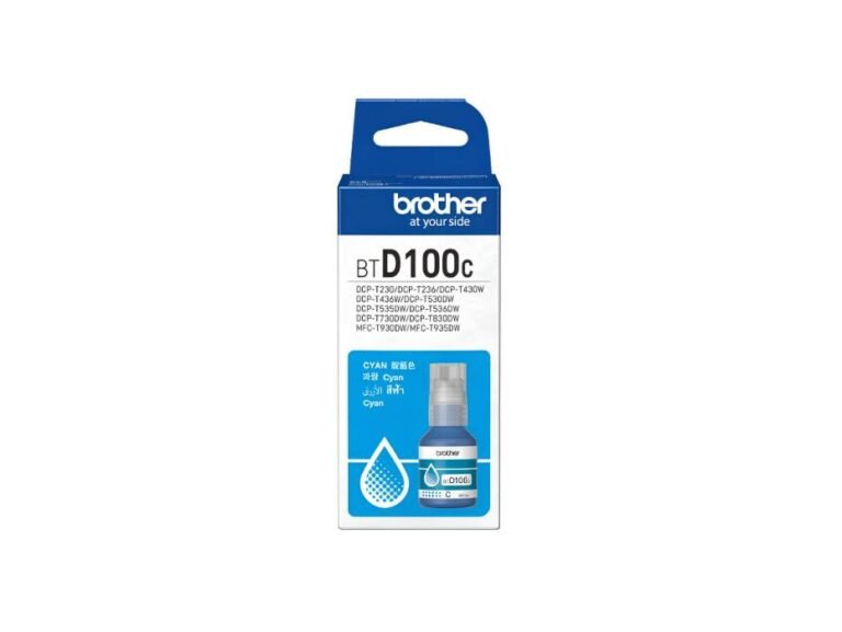 Brother BTD100C Cyan Ink Bottle