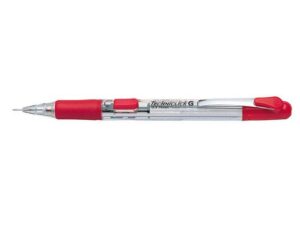 Pentel PD305T Techniclick G Mechanical Pencil, 0.5mm, Red (Pack of 12)