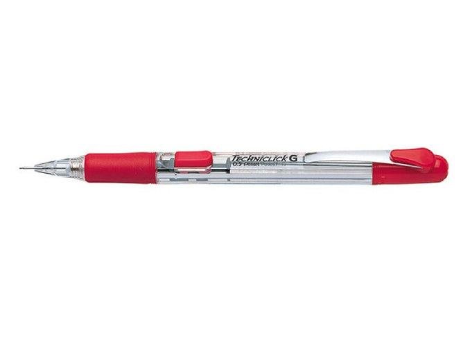 Pentel PD305T Techniclick G Mechanical Pencil, 0.5mm, Red (Pack of 12)