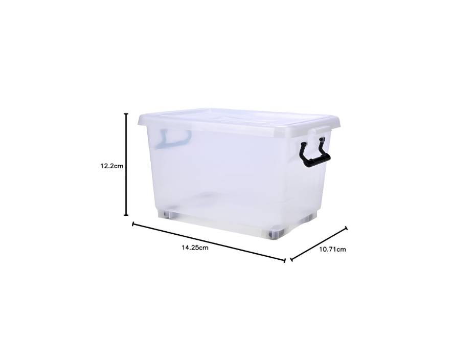 Cosmoplast clear storage box 22 L alternate supplier product view