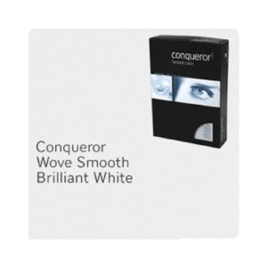 Conqueror Paper, A4, 100gsm, Brilliant White, Wove Finish, 500sh/Pack