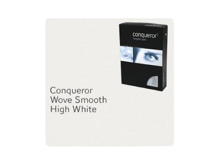 Conqueror Paper, A4, 100gsm, High White, Wove Finish, 500sh/Pack