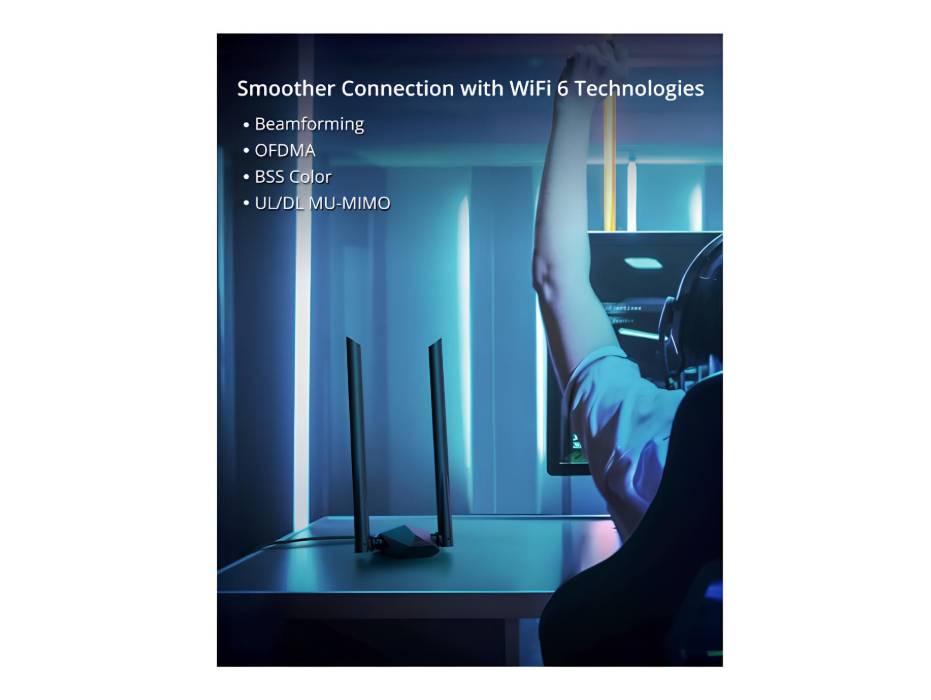 BrosTrend AX1800 USB WiFi adapter alternate product view 4