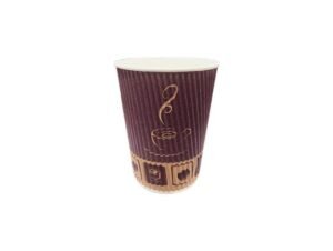 Falcon Rippled Paper Cup, 4oz. 25pcs-pack