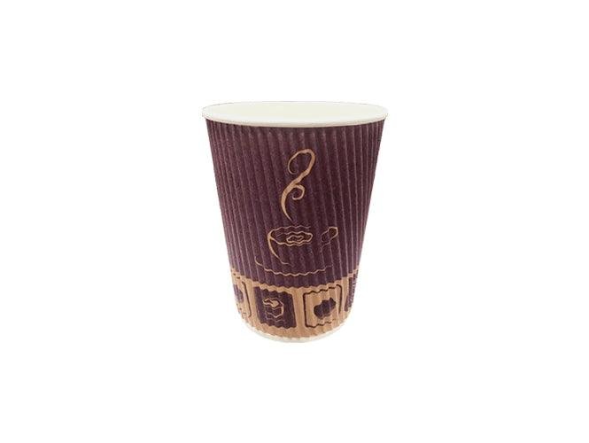 Falcon Rippled Paper Cup, 4oz. 25pcs-pack