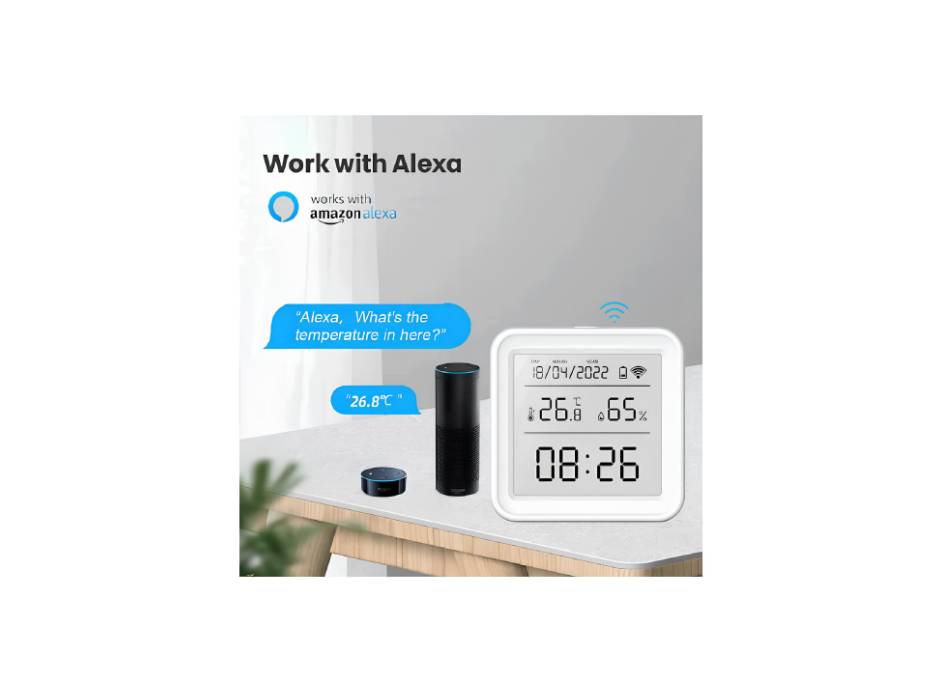 Uan Tii Tuya Smart Temperature Humidity Sensor alternate product view 3