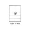 xel-lent 10 labels/sheet, straight corners, 105 x 57 mm, 100sheets/pack - Thumbnail Image 1
