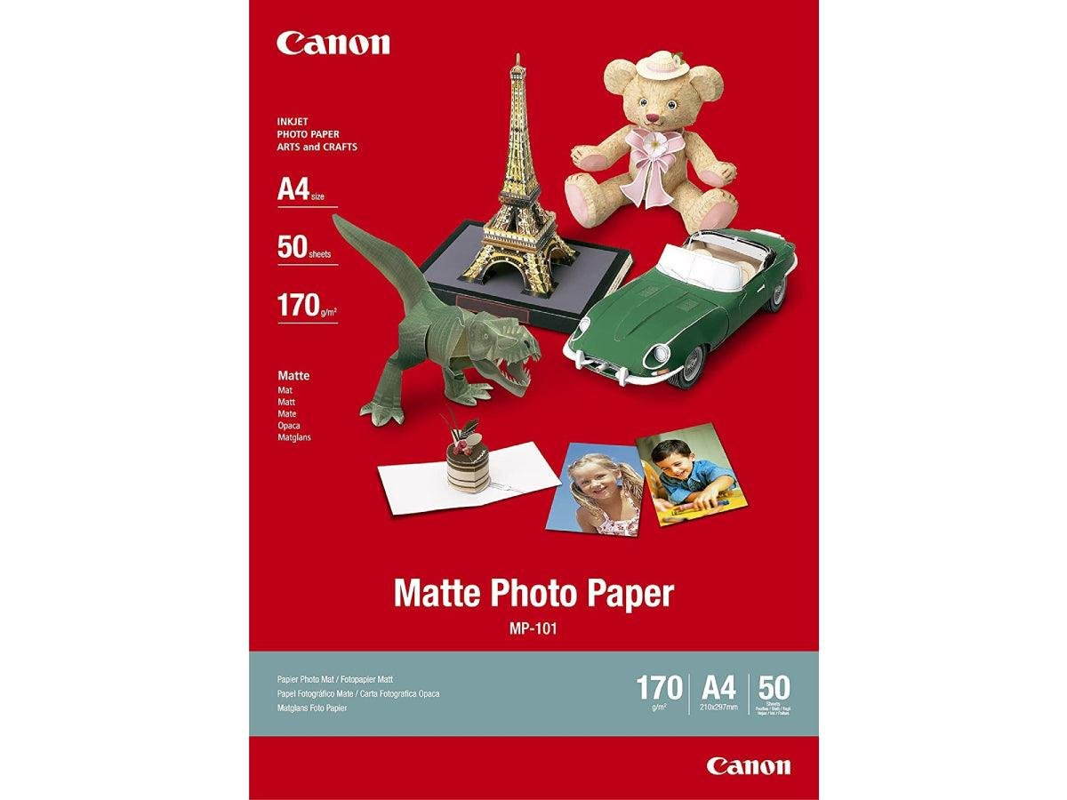 Canon MP-101 Matte Photo Paper A4, 170gsm, 50 Sheets/pack - Image 1